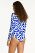 Sea Level Seascape Long Sleeve One Piece